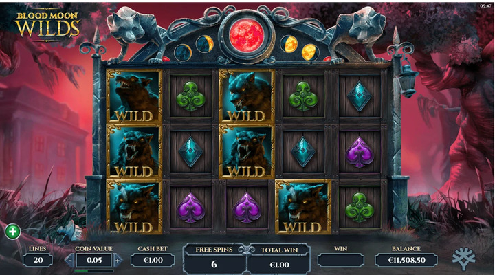 Blood Moon Wilds slot screenshot